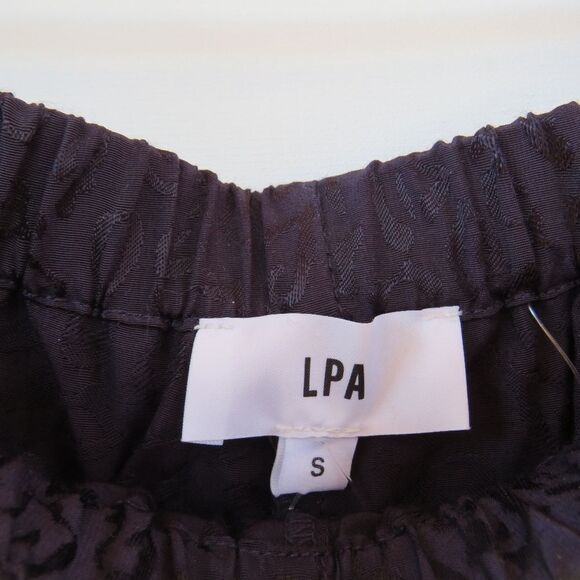 LPA Revolve Womens Small Paz High Waist Navy Blue Jacquard Animal Print Pants - Picture 6 of 16